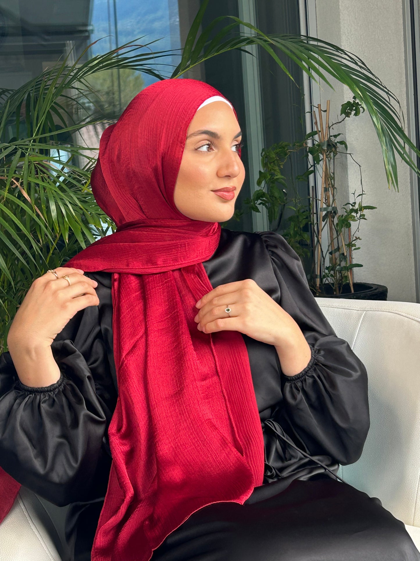 Premium silk hijab