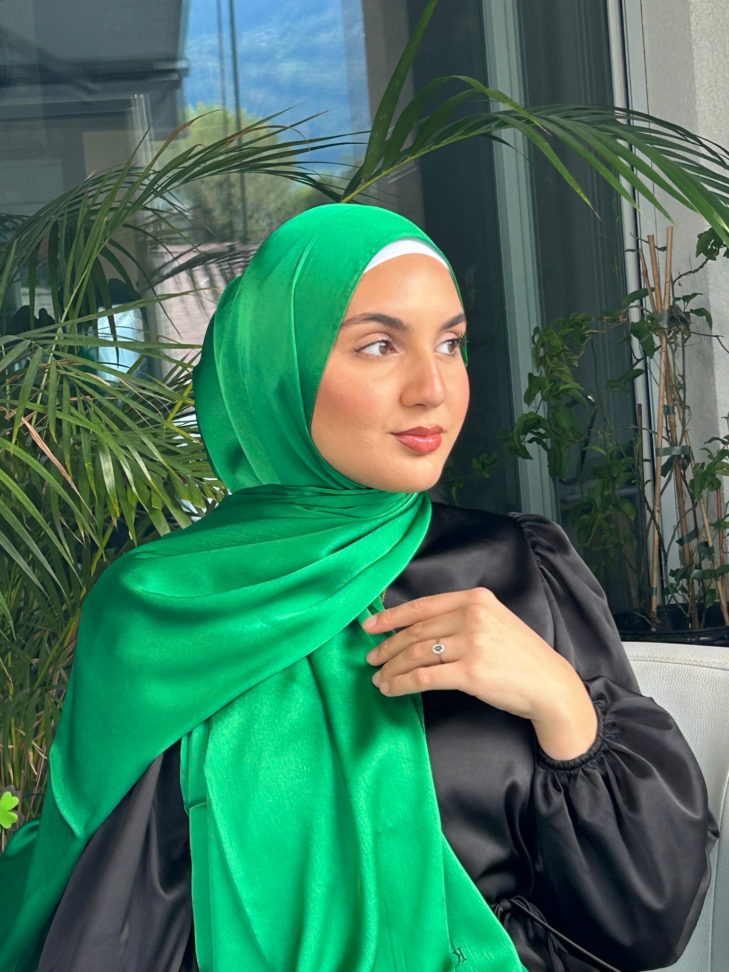 Silk hijab