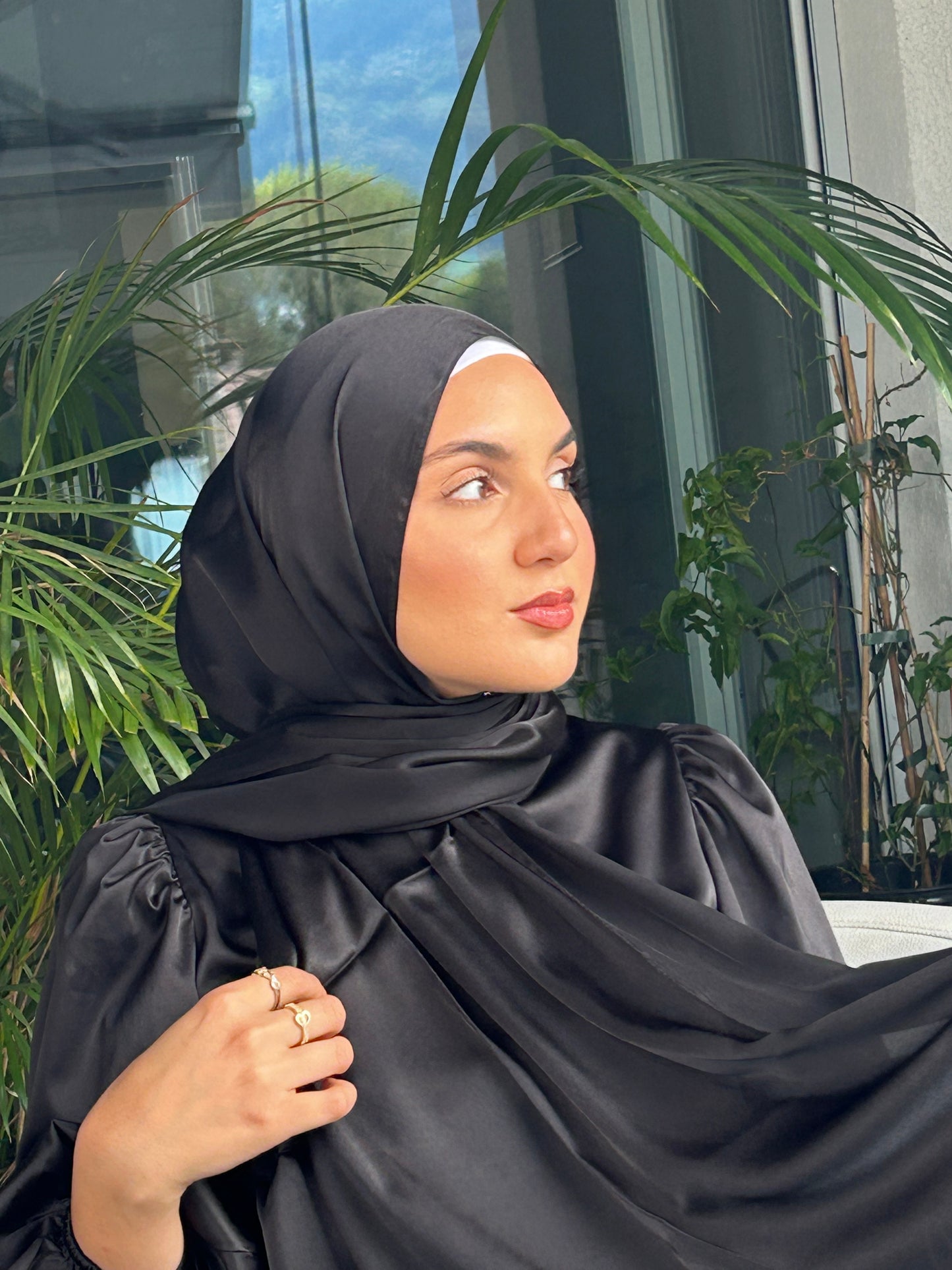Silk hijab
