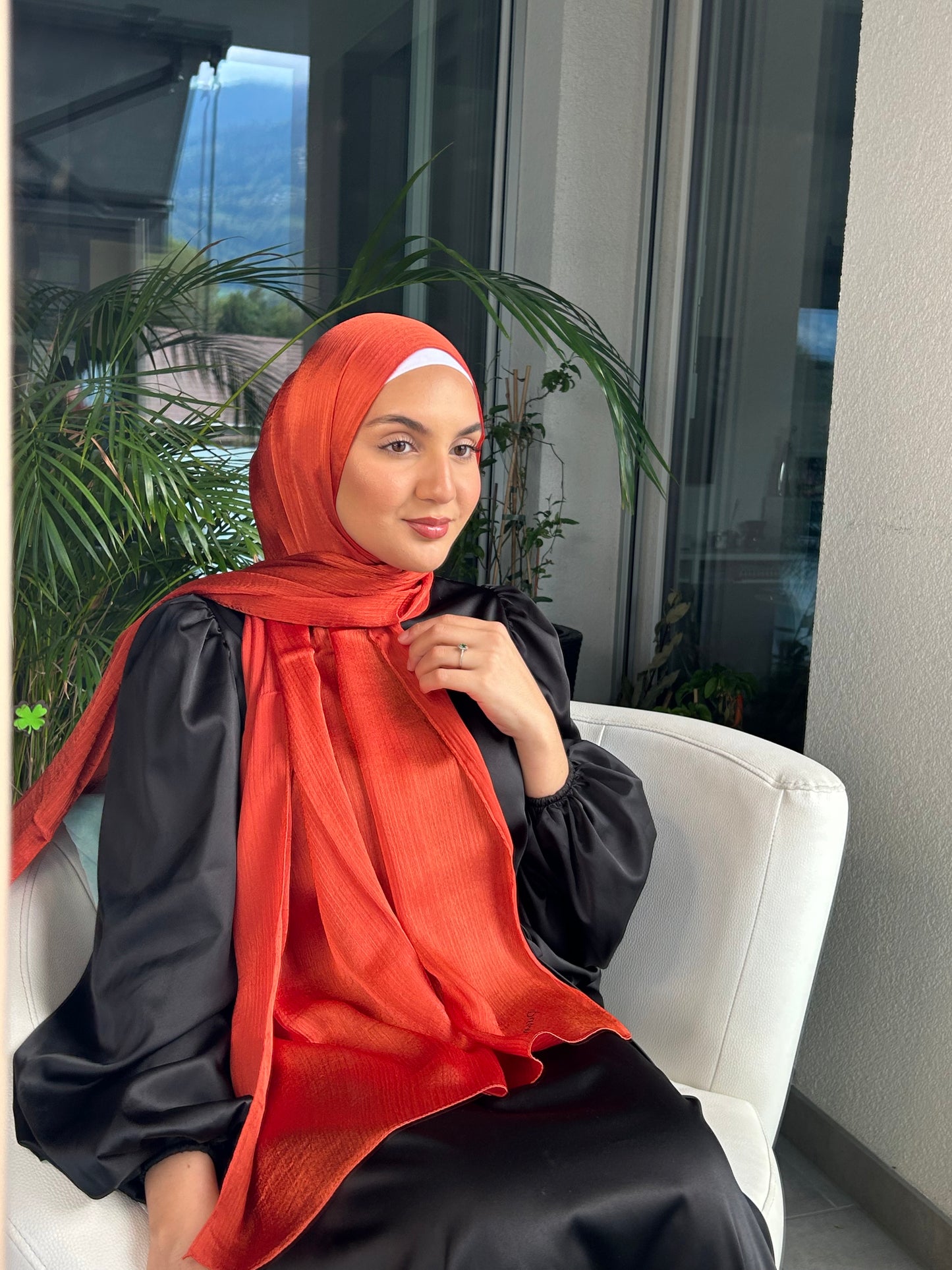 Premium silk hijab