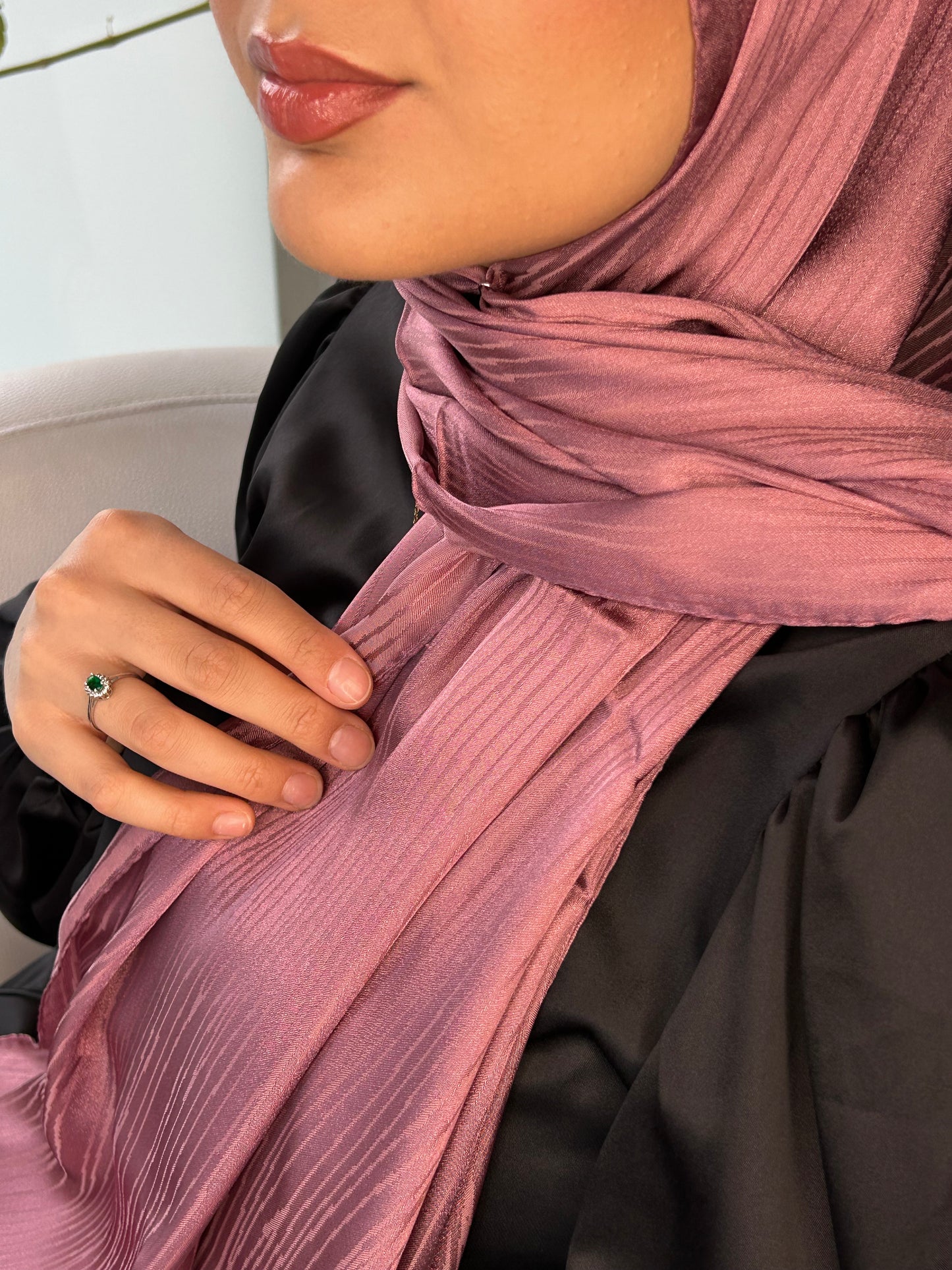 Zebra silk hijab