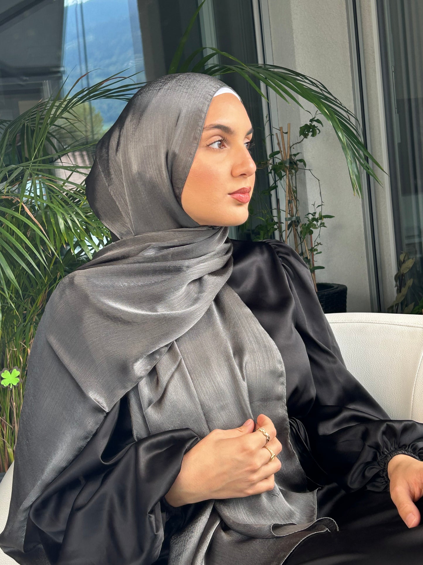 Premium silk hijab