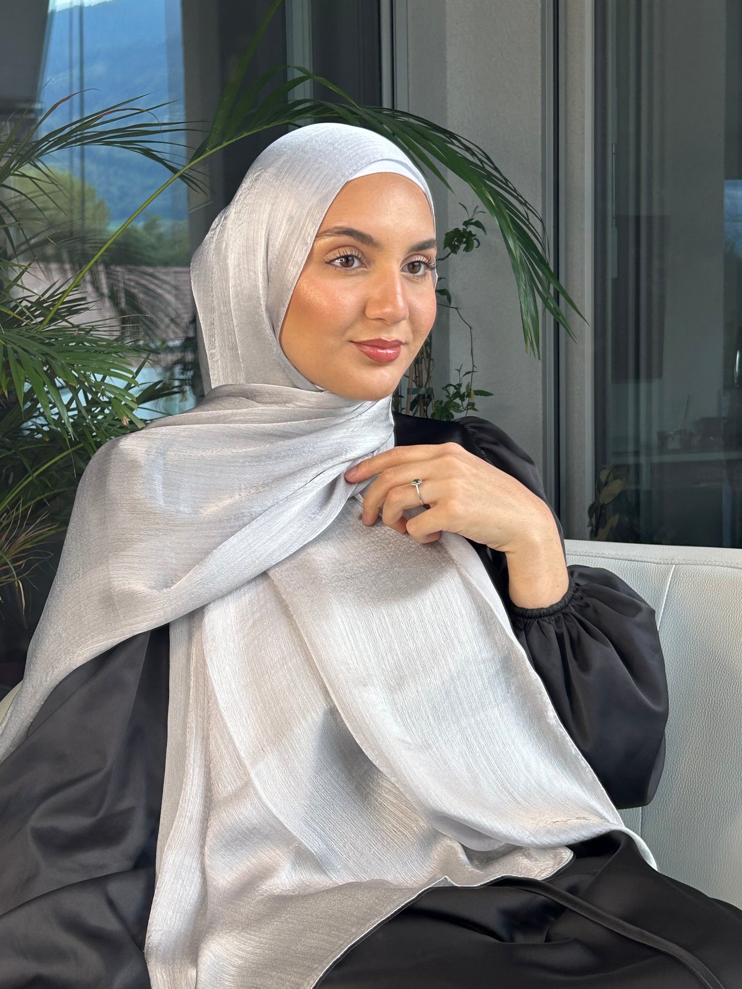 Premium silk hijab